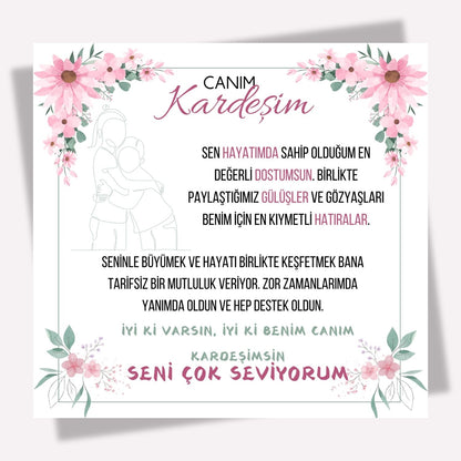 Canım Kardeşime - İncili Sedef Bileklik